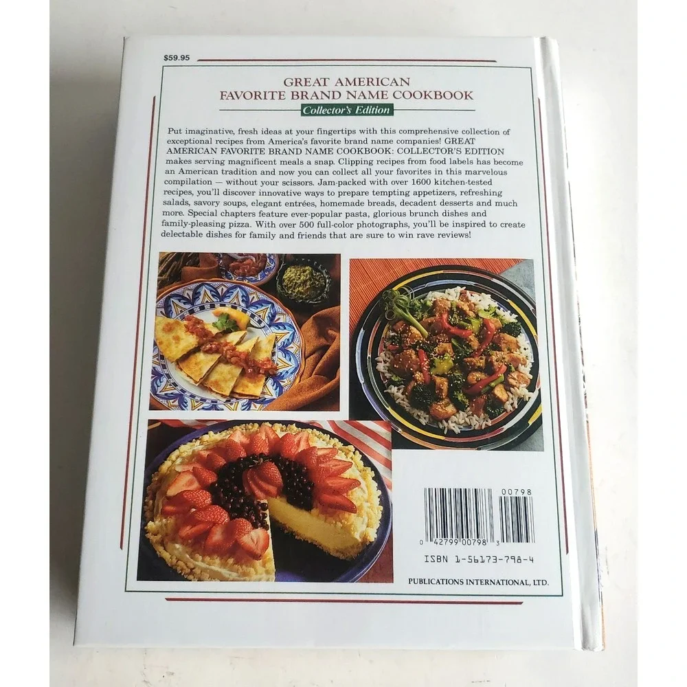 Great American Favorite Brand Name Cookbook Collector's Edition NOS